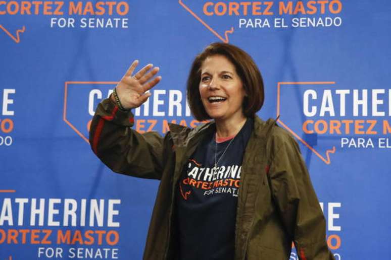 Catherine Cortez Masto foi reeleita em Nevada