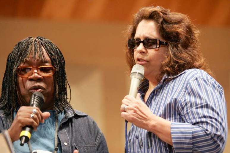 Milton Nascimento, que se despediu dos palcos, e Gal Costa, em morreu na semana passada, durante ensaio para show em 2005