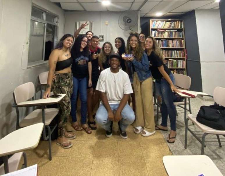 André Ferreira, vice-diretor do Favela Vertical e professor de história do Pré-Vestibular Conceição Evaristo 