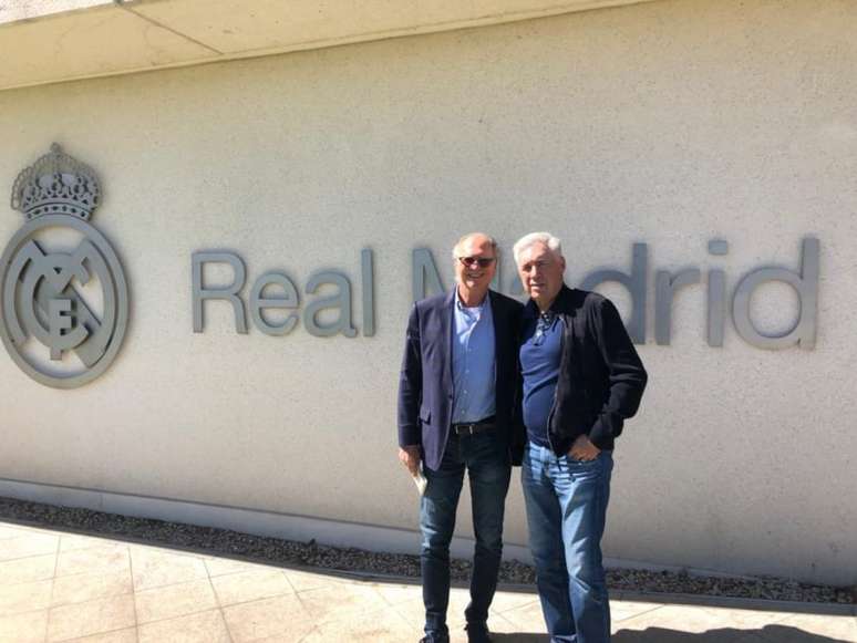 Falcão é grande amigo do técnico do Real Madrid, Carlos Ancelotti (Foto: Divulgação)