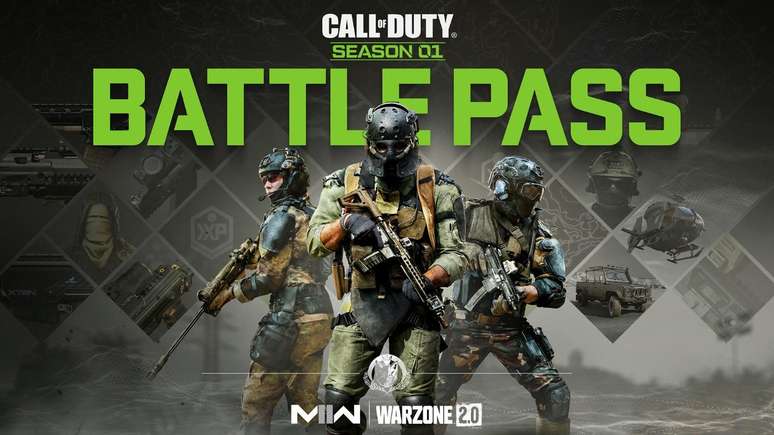 Passe de batalha da Temporada 1 de COD Warzone 2.0 terá 1400 COD Points