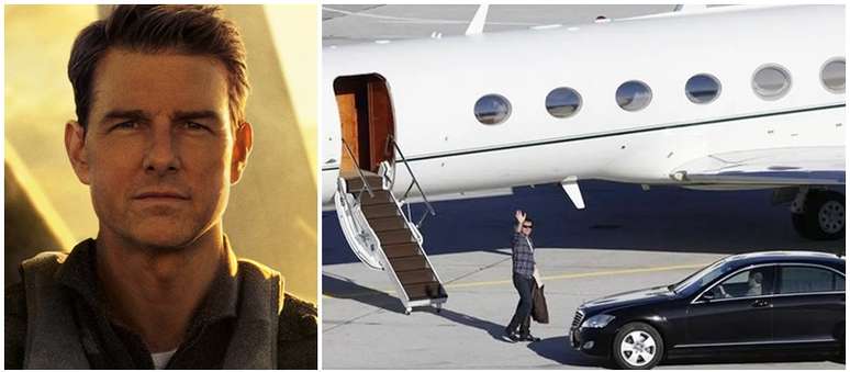 Piloto de várias categorias de aviões, Tom Cruise tem seu próprio Gulfstream