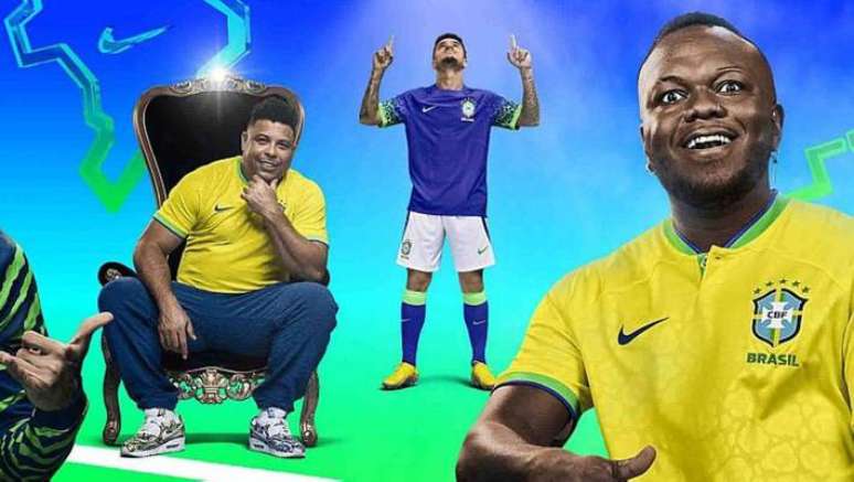 Lan&ccedil;amento da nova cole&ccedil;&atilde;o da sele&ccedil;&atilde;o brasileira contou com a presen&ccedil;a de jogadores, influenciadores e artistas.
