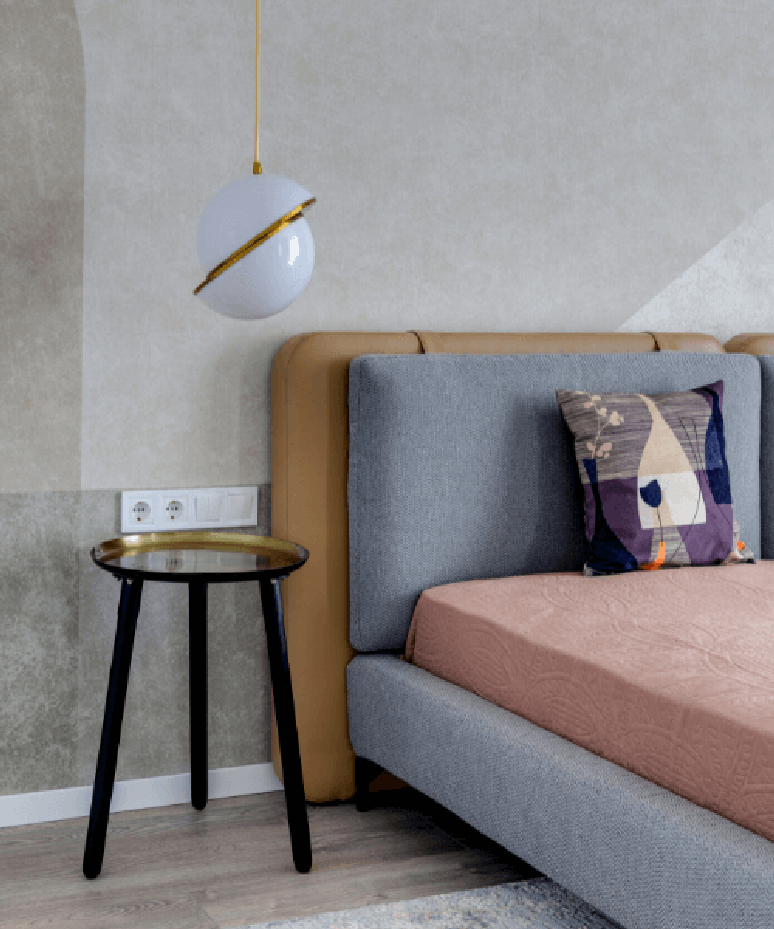 3. A cabeceira decora e evita que a cama risque a parede do dormit&oacute;rio. Fonte &ndash; Pexels