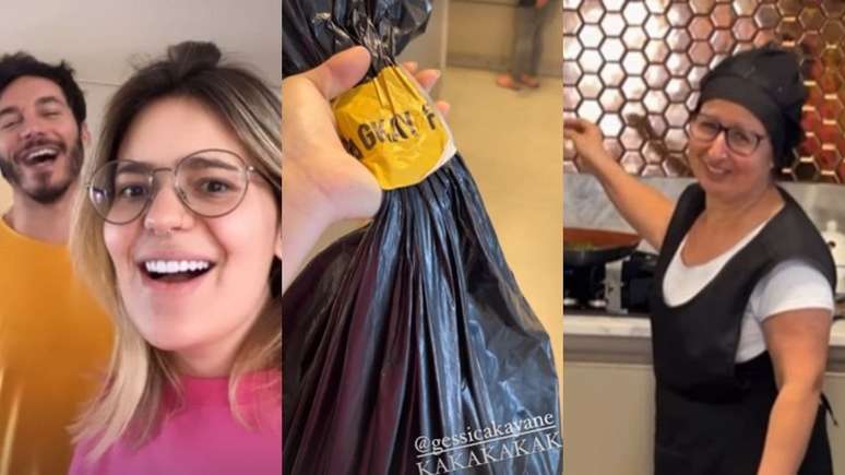 Funcion&aacute;ria de Viih Tube joga fora o convite da Farofa da GKay e desespera Eliezer: "Desci correndo"