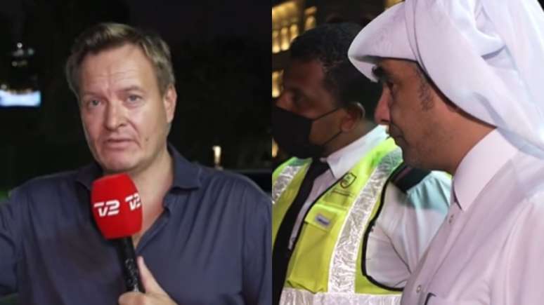 Repórter é ameaçado por seguranças no Catar durante entrada ao vivo