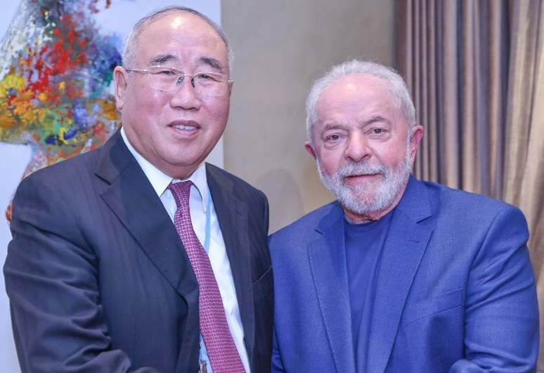 Lula e o enviado climático da China, Xie Zhenhua