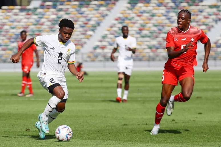 Gana venceu a Suíça em amistoso realizado em Abu Dhabi (Foto: Ryan LIM / AFP)
