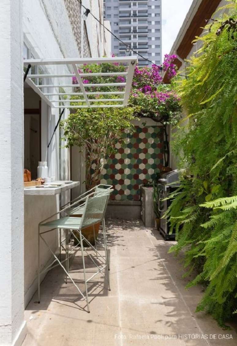 6. Projeto de apartamento garden pequeno. Fonte &ndash; Hist&oacute;rias de Casa