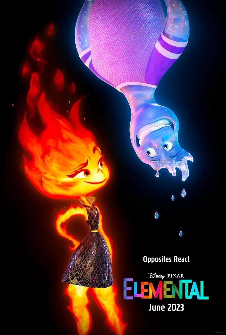 PIXAR! NOVO FILME! Apaixonados? Teoria Elemental, Elementos da Disney  Pixar! Imagem, concepts 💘💎🌈 