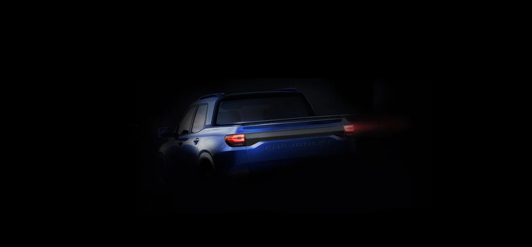 Nova Chevrolet Montana tem visual da traseira revelado.