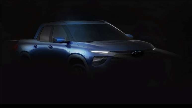 Nova Chevrolet Montana tem visual da traseira revelado.