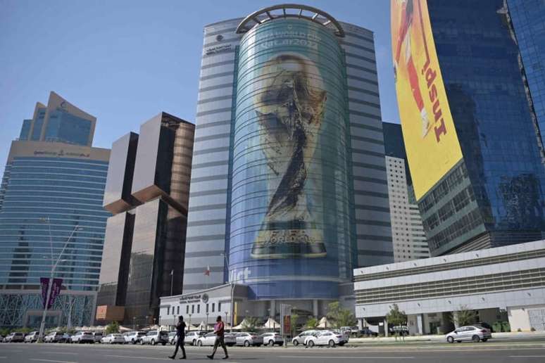 Turistas se assustam com preço de bebidas no Qatar (Foto: RAUL ARBOLEDA / AFP)