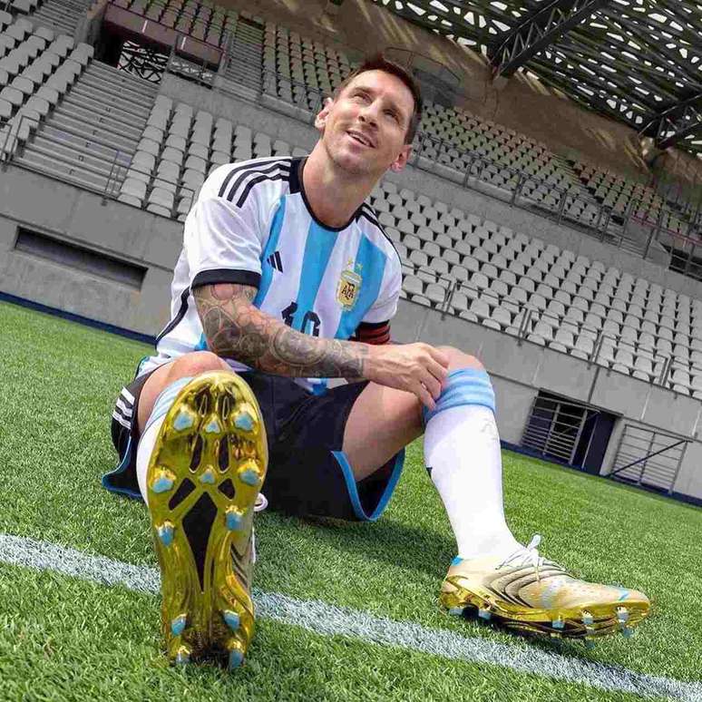 Chuteira usada por Messi na Copa do Mundo