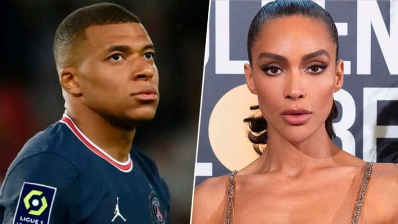 Mbappe teria um affair com a modelo trans Ines Rau (AFP; Reprodução / Instagram)