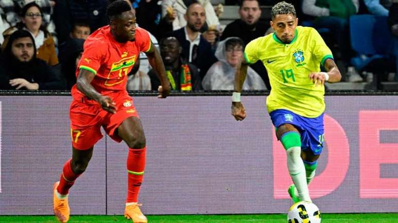 Gana está no Grupo H e pode entrar na rota do Brasil na Copa (Damien MEYER / AFP)