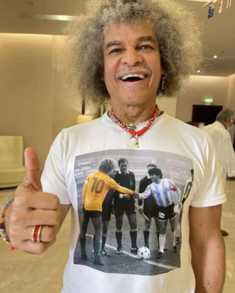 Valderrama é um dos ídolos do futebol colombiano e elogiou a Argentina na Copa do Mundo (Foto: Reprodução)