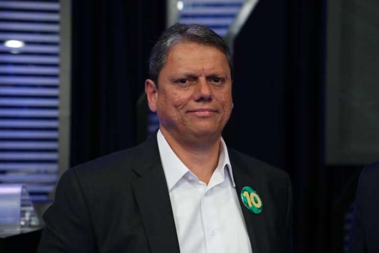 O governador eleito, Tarcísio de Freitas