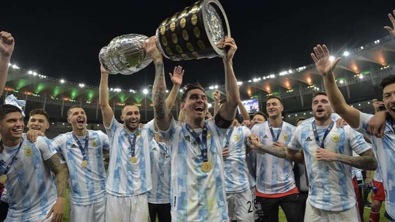 Argentina é atual campeã da Copa América (CARL DE SOUZA / AFP)