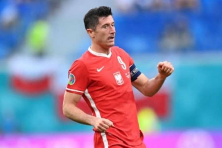 Lewandowski busca seu primeiro gol em uma Copa do Mundo (Foto: KIRILL KUDRYAVTSEV / POOL / AFP)