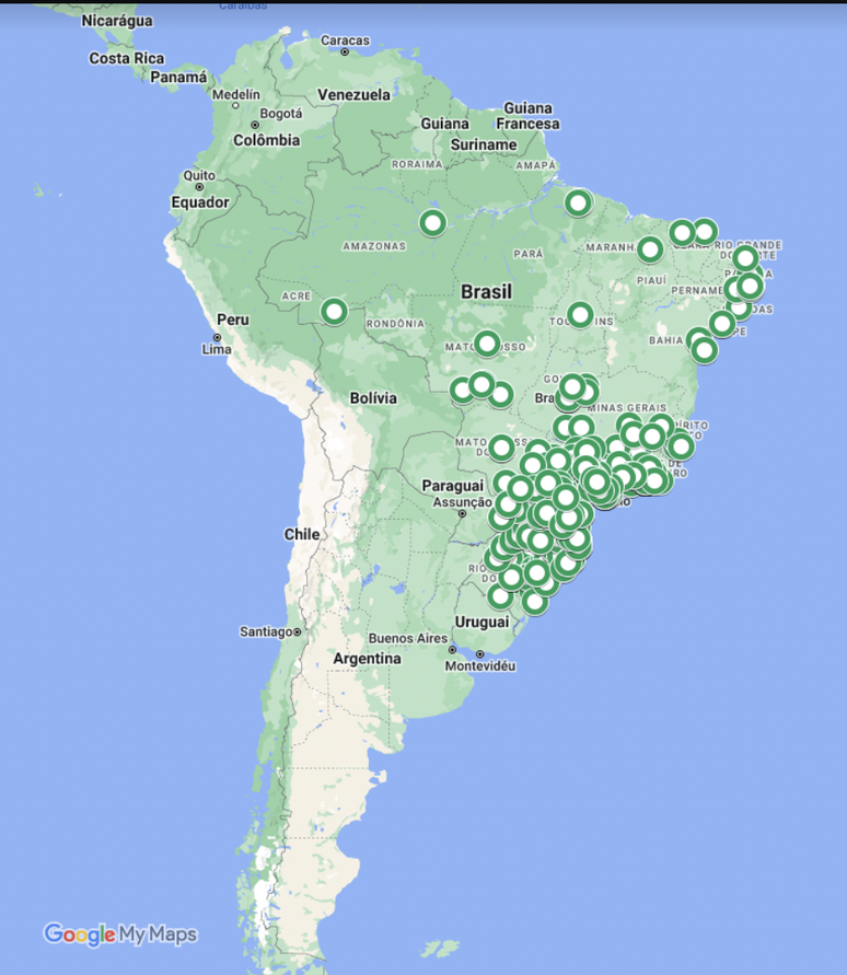 O mapa das células nazistas no Brasil