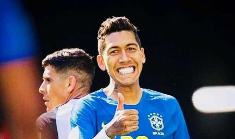 O jogador Firmino