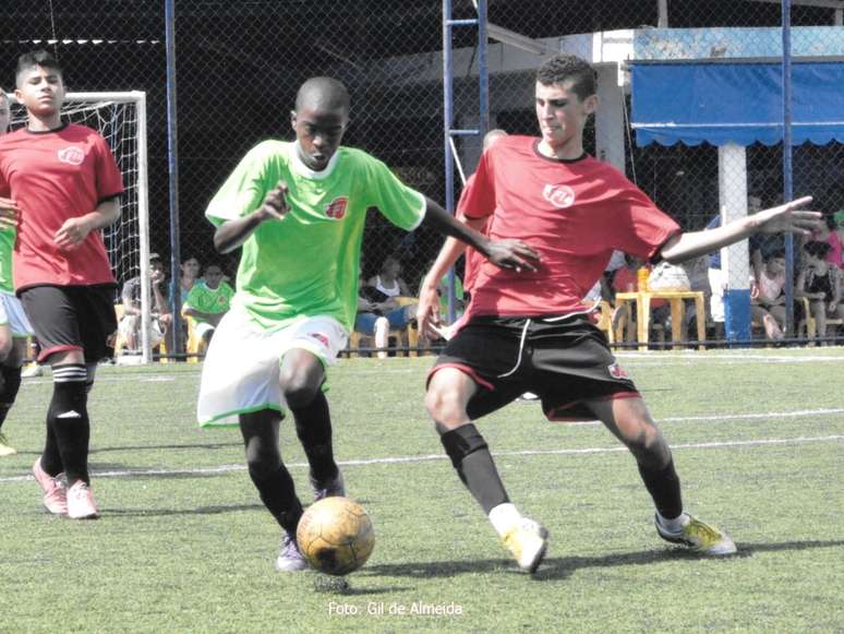 Vini Jr. disputando um campeonato da sub 13