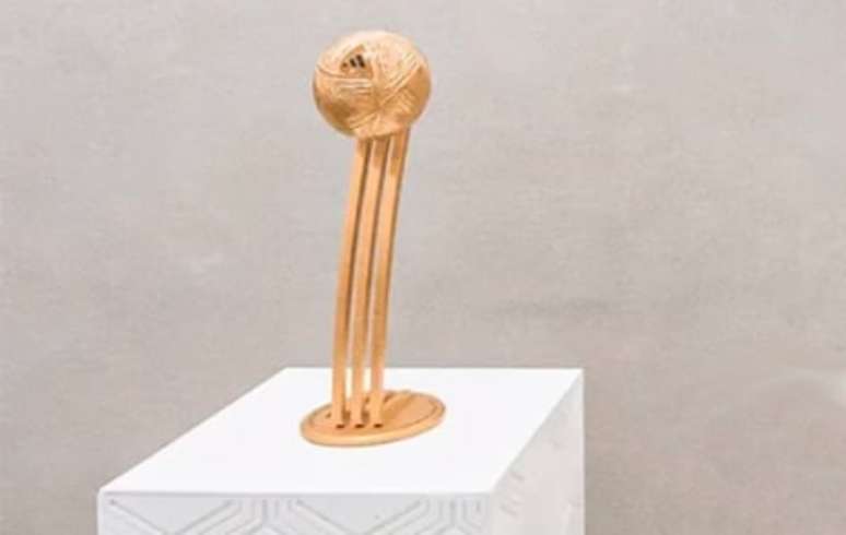 Qatar 2022 Novo Troféu Copa do Mundo de Futebol Prêmio Campeão de Futebol  de Ouro Torcedor 36 cm