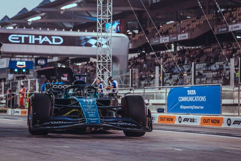 Lance Stroll ficou em oitavo no GP de Abu Dhabi 