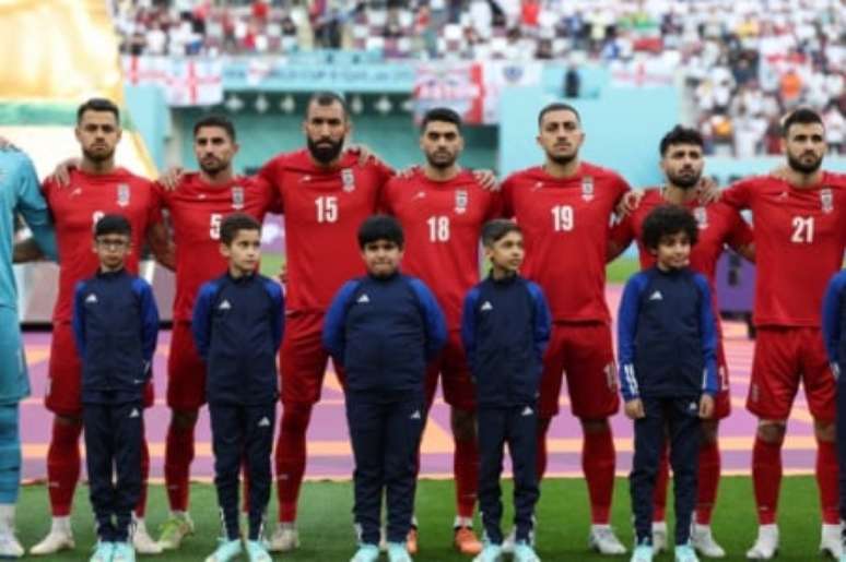 Jogadores do Irã não cantaram o hino (AFP)