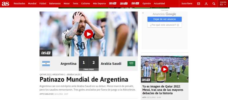 "Derrapada Mundial da Argentina"