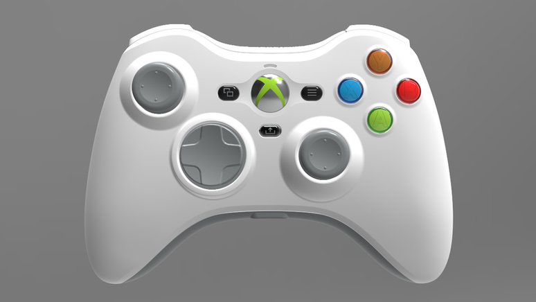 Controle Sem Fio Xbox 360 Compatível Com Computador Notebook, xbox 360  branco 