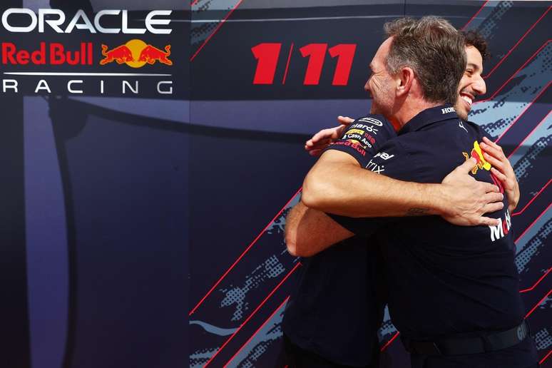 Daniel Ricciardo e Christian Horner v&atilde;o trabalhar juntos novamente 