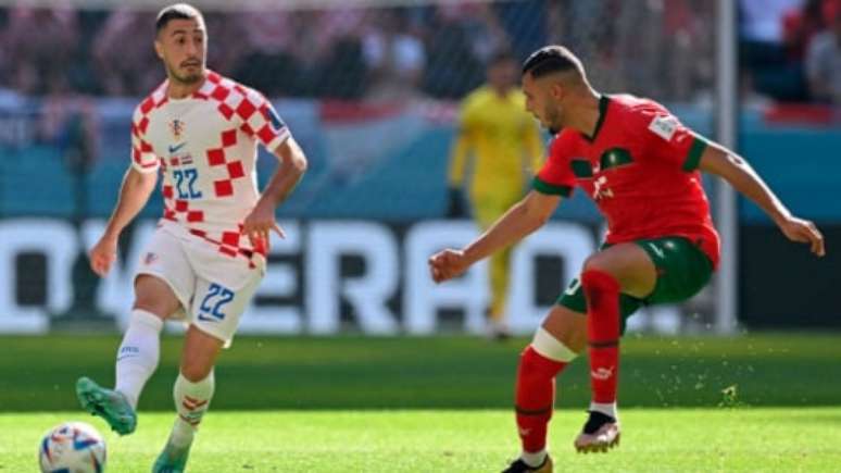 Marrocos x Croácia primeiro jogo do grupo F Copa do Mundo 2022 (Foto: Glyn Kirk/AFP)
