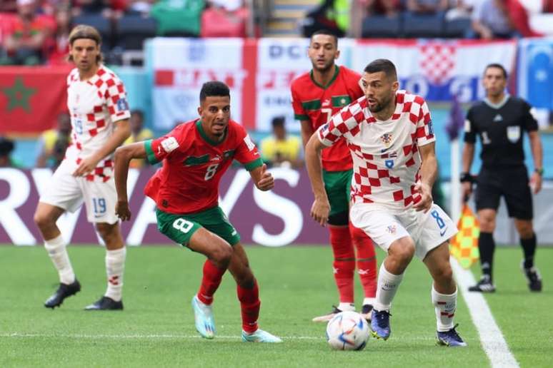 Marrocos e Croácia se enfrentaram pelo Grupo F (Foto: Fadel Senna/AFP)