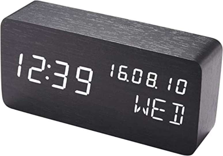 Rel&oacute;gio de mesa.