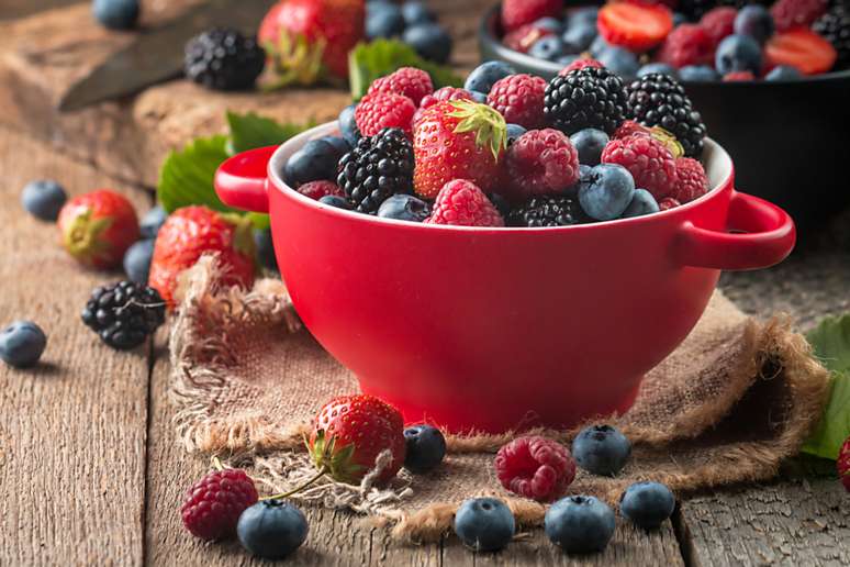 As frutas vermelhas protegem o corpo de radicais livres 