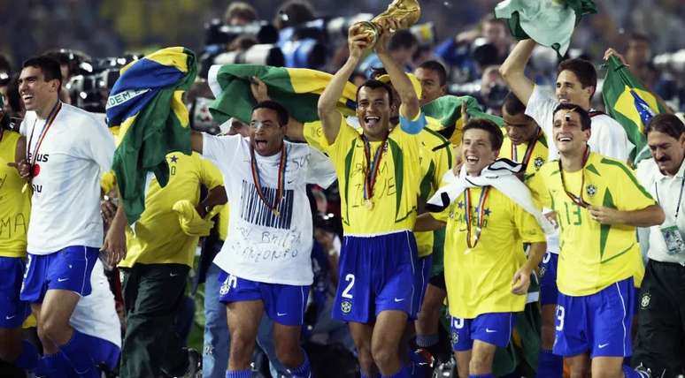 Brasil levantou a taça da Copa do Mundo pela última vez em 2002