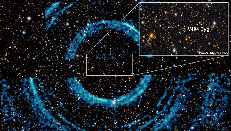 O buraco negro no sistema V404 Cygni 