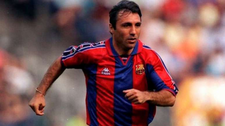 Hristo Stoichkov, ex-jogador histórico da seleção búlgara e do Barcelona (Reprodução)