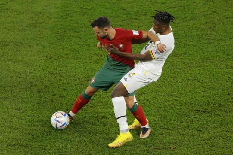 Bruno deu dois passes para gol contra Gana (Foto: ODD ANDERSEN / AFP)