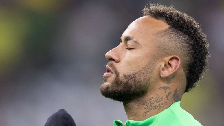 Neymar sofreu lesão na primeira partida da Seleção Brasileira na Copa do Mundo 2022 (Foto: Lucas Figueiredo/CBF)