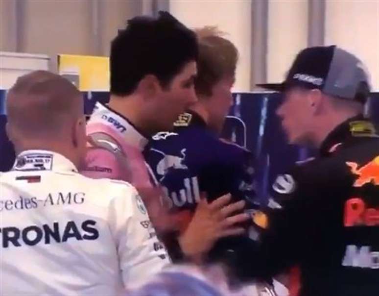 Esteban Ocon e Max Verstappen discutiram ap&oacute;s o GP do Brasil de 2018 