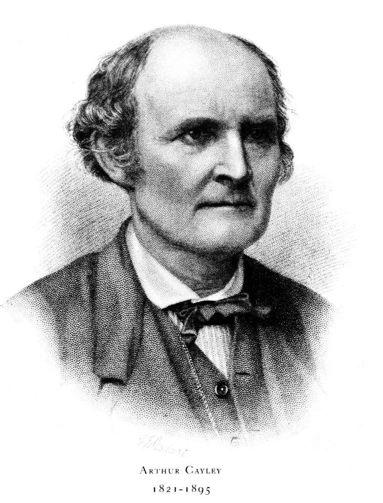 O matem&aacute;tico ingl&ecirc;s Arthur Cayley &eacute; considerado l&iacute;der da escola brit&acirc;nica de matem&aacute;tica pura que surgiu no s&eacute;culo 19