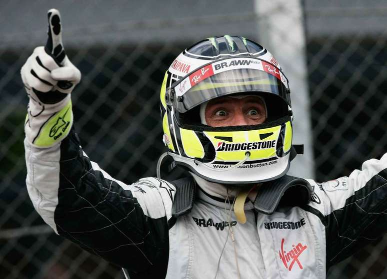 Jenson Button conquistou seu único título mundial em 2009, com a Brawn GP 