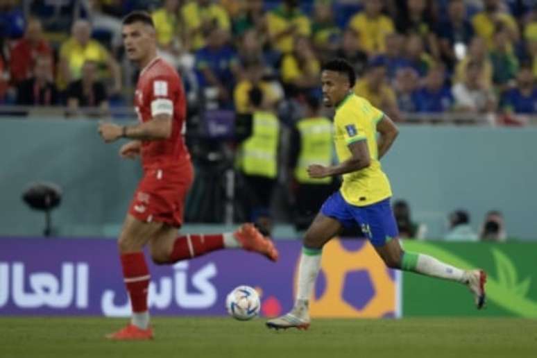 Militão foi o segundo mais rápido da Seleção (Foto: Lucas Figueiredo/CBF)