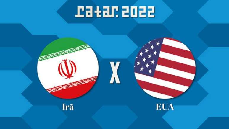 Irã e Estados Unidos se enfrentam nesta terça-feira, às 16h, pela terceira rodada do Grupo B da Copa do Mundo.