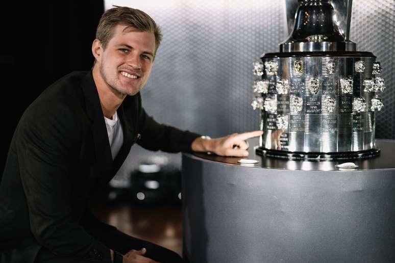 Marcus Ericsson teve a face estampada no Borg-Warner 