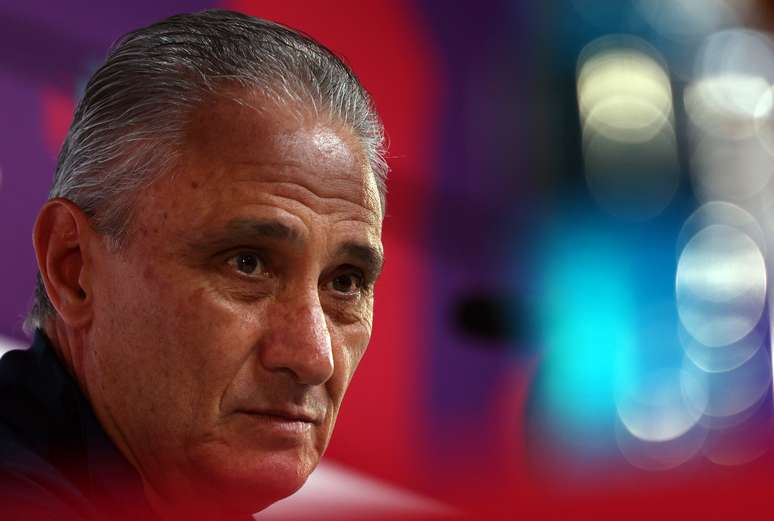 Tite, técnico da Seleção Brasileira, em entrevista coletiva na Copa do Mundo do Catar