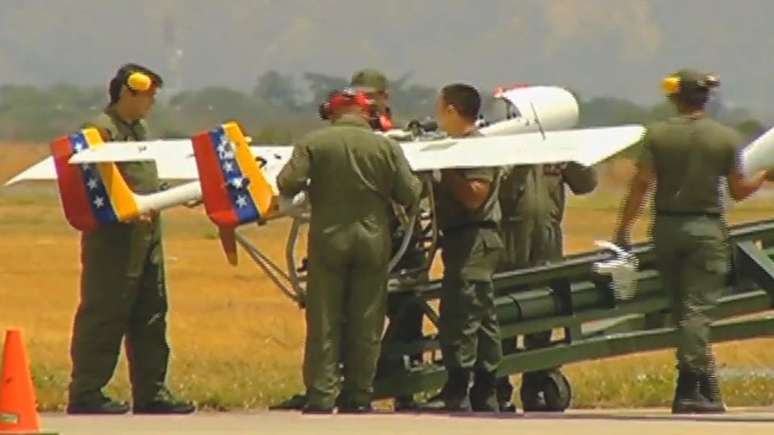 Os primeiros drones venezuelanos eram lançados de plataformas
